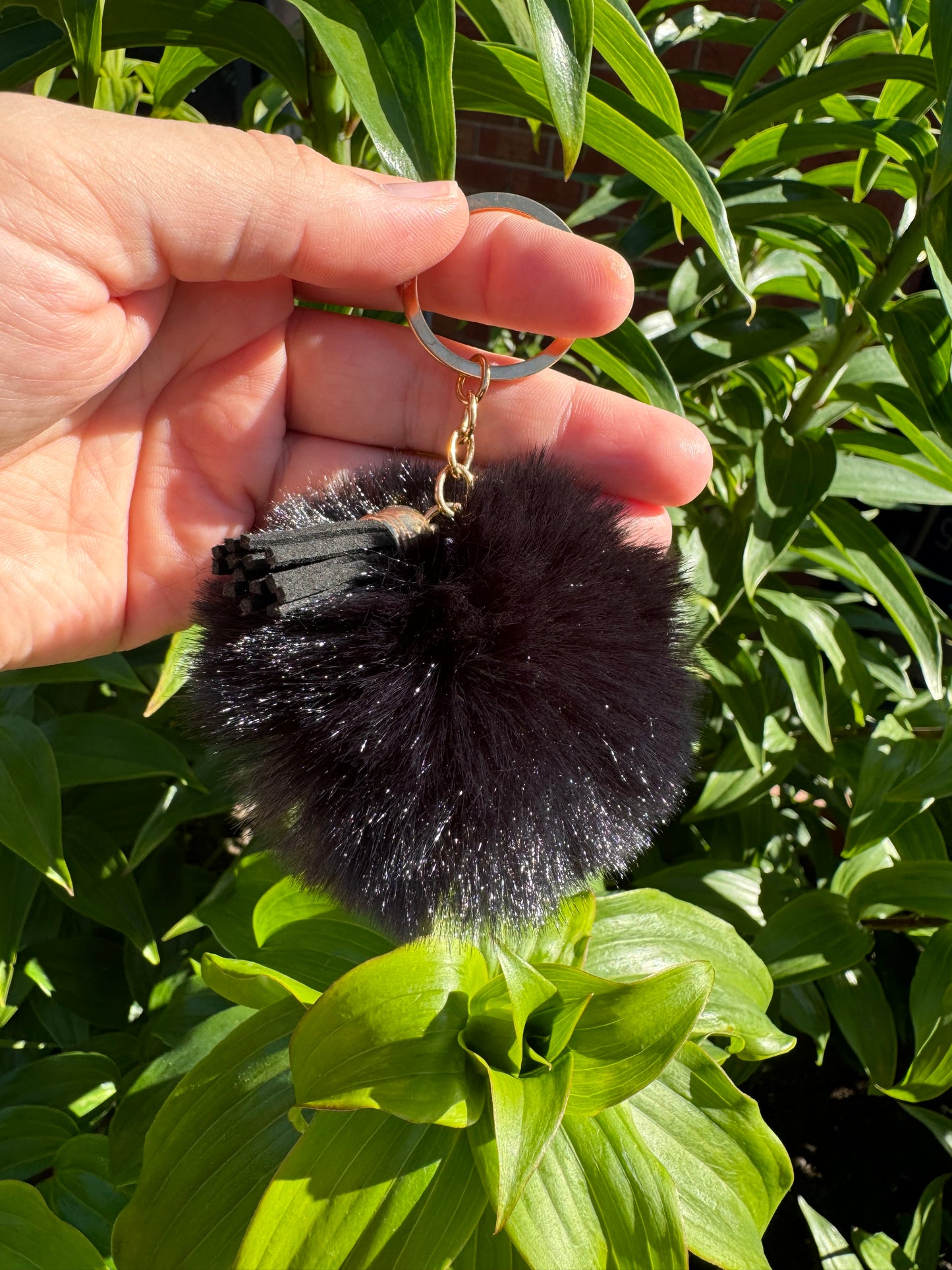 Pom Pom Wristlet/Keychain