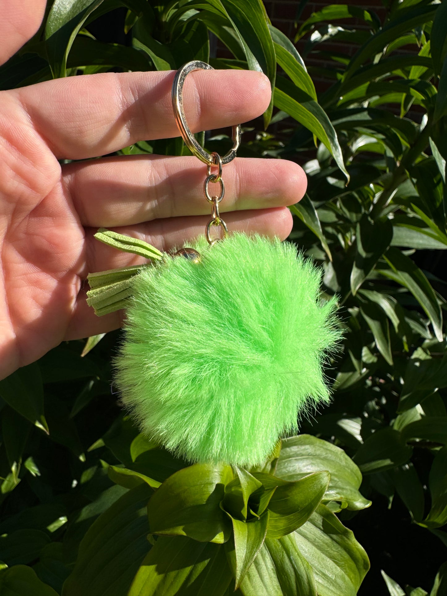 Pom Pom Wristlet/Keychain