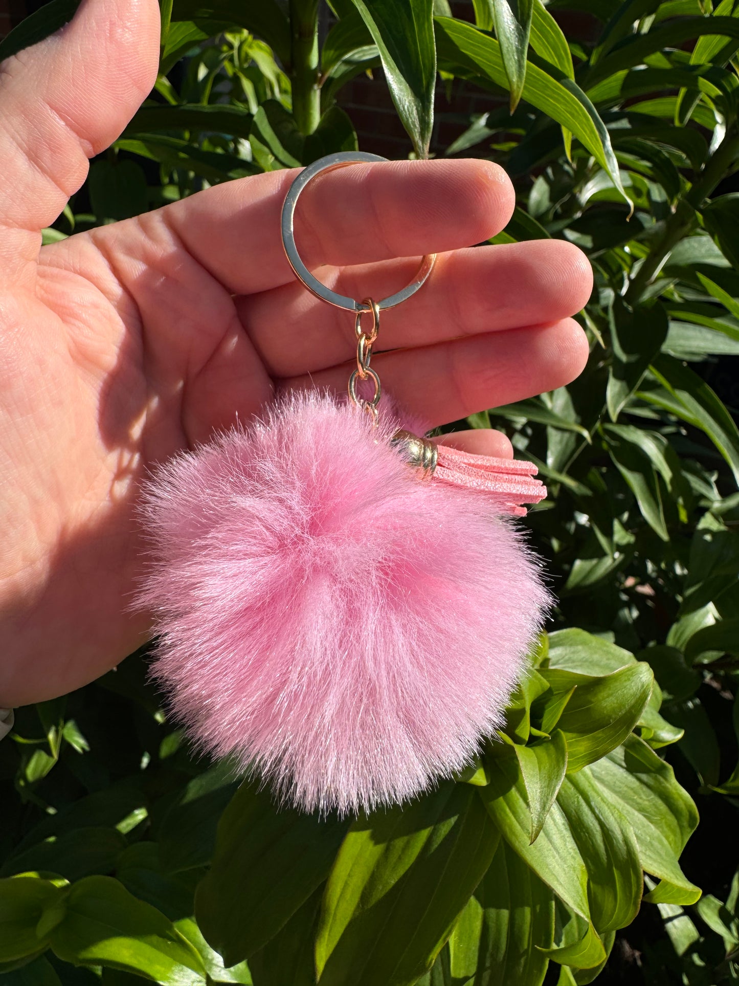 Pom Pom Wristlet/Keychain