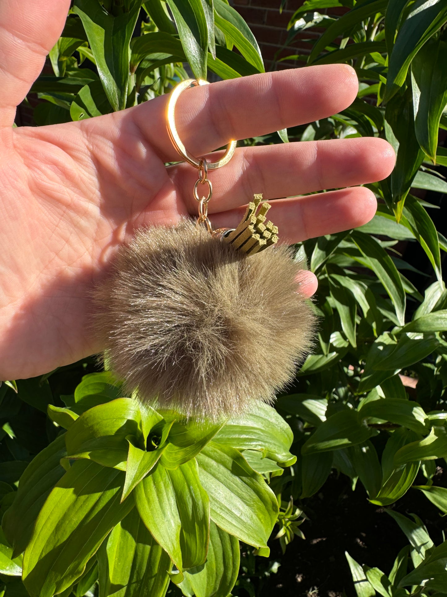 Pom Pom Wristlet/Keychain
