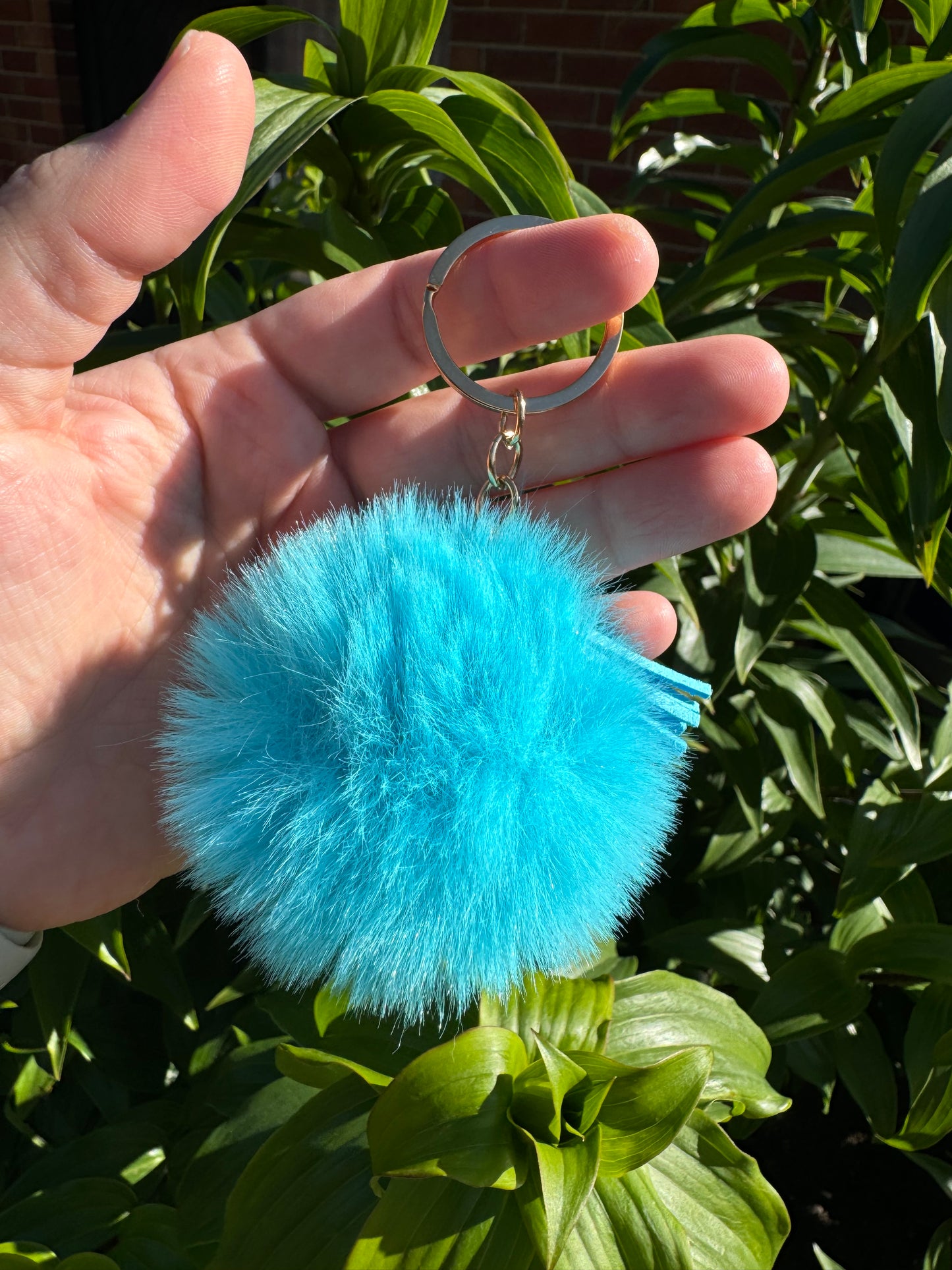 Pom Pom Wristlet/Keychain