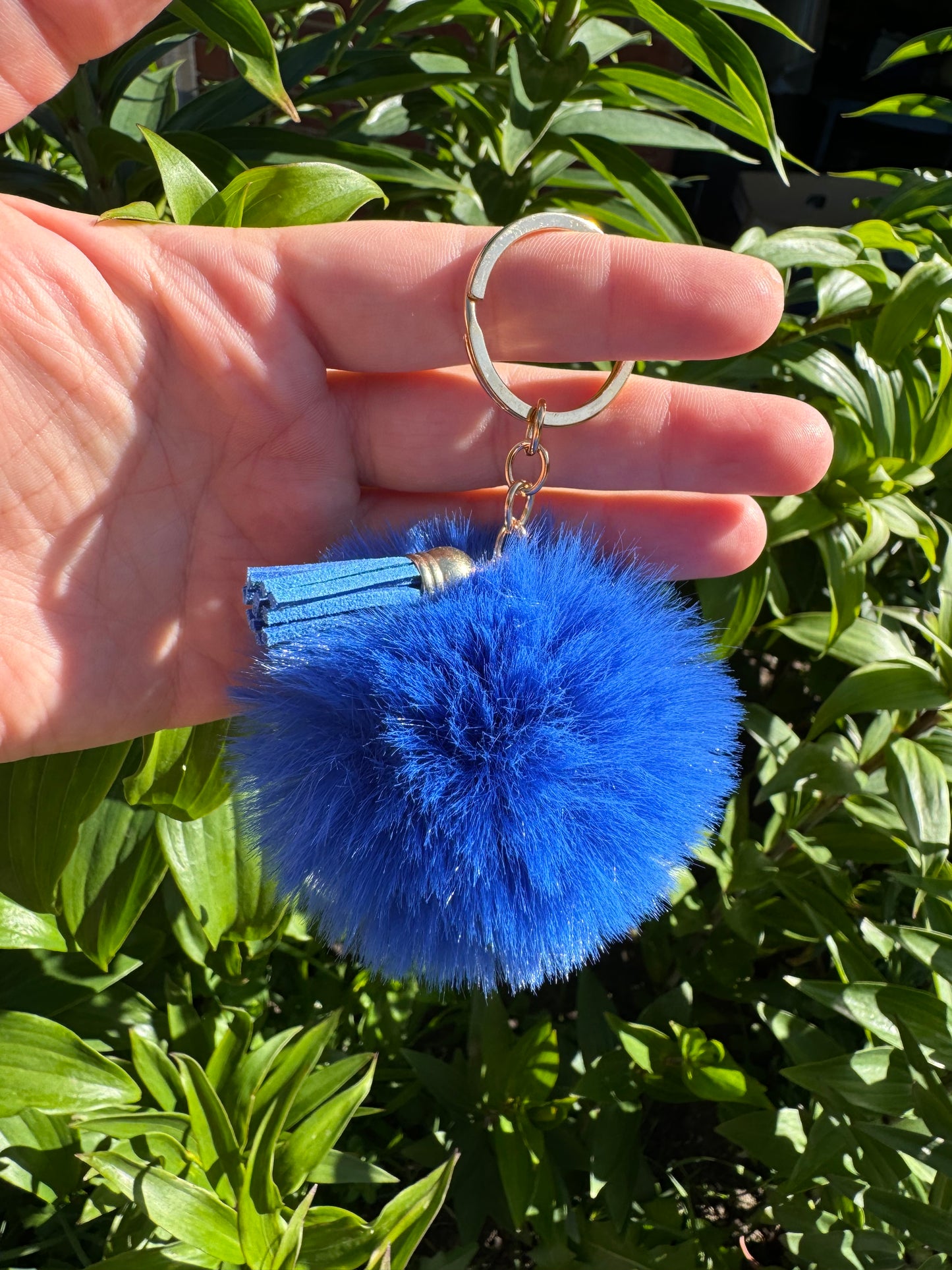 Pom Pom Wristlet/Keychain