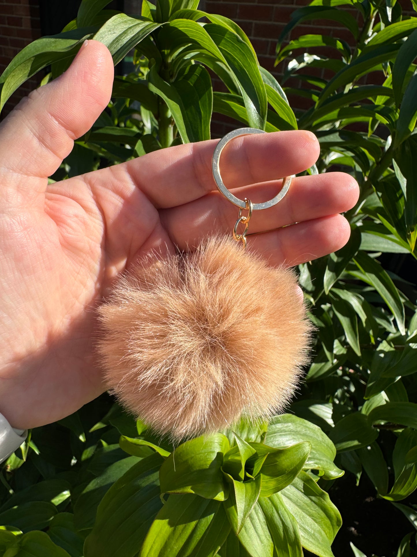 Pom Pom Wristlet/Keychain