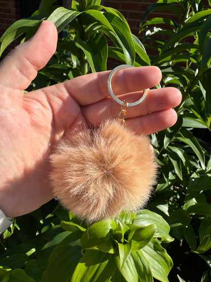 Pom Pom Wristlet/Keychain