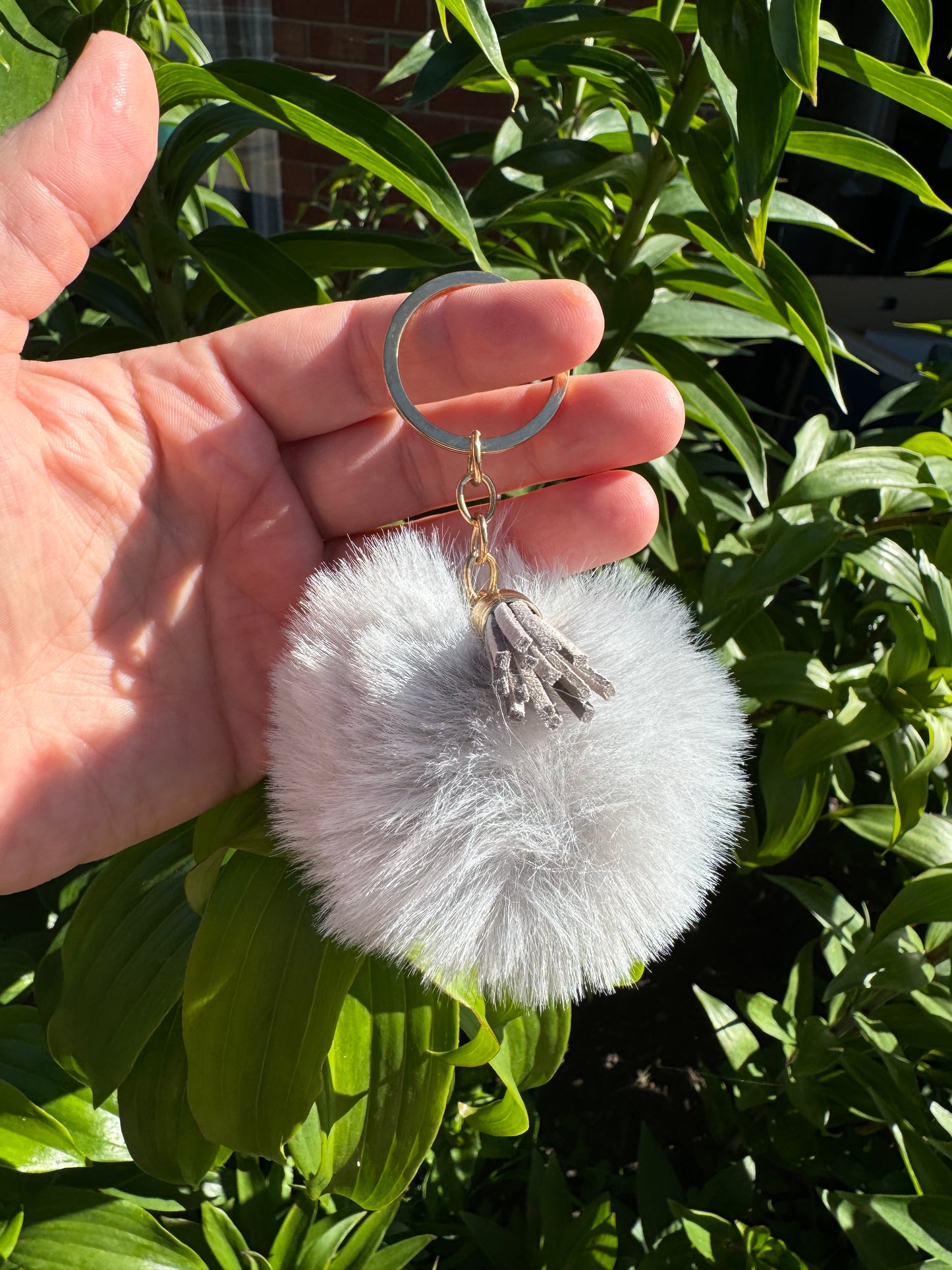 Pom Pom Wristlet/Keychain