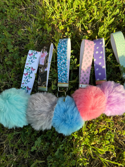 Pom Pom Wristlet/Keychain