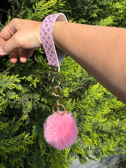 Pom Pom Wristlet/Keychain