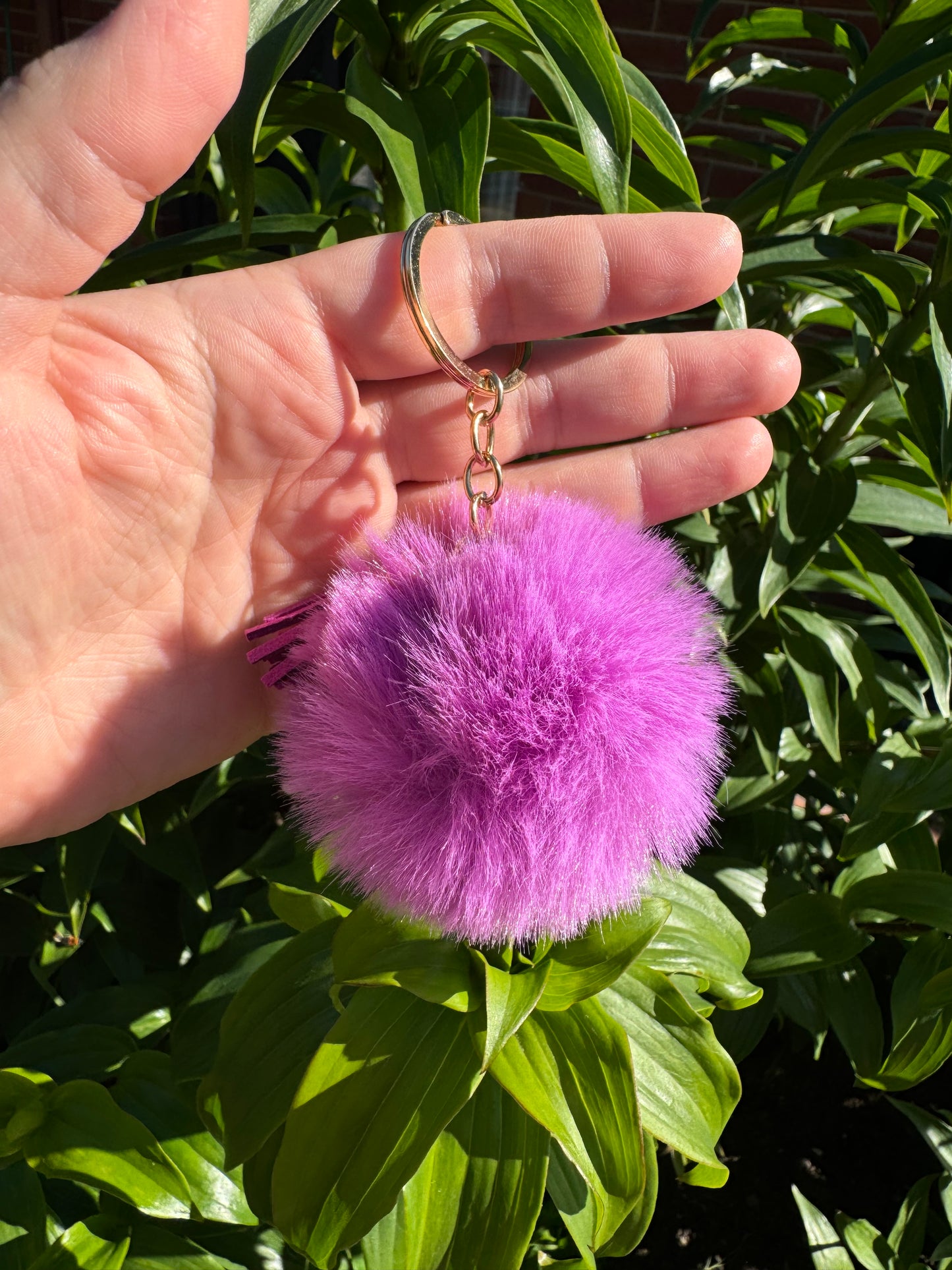 Pom Pom Wristlet/Keychain