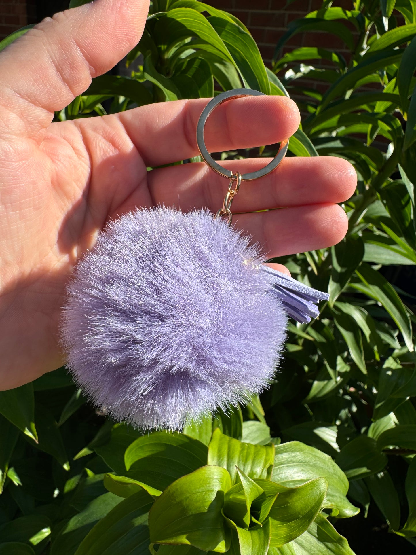 Pom Pom Wristlet/Keychain