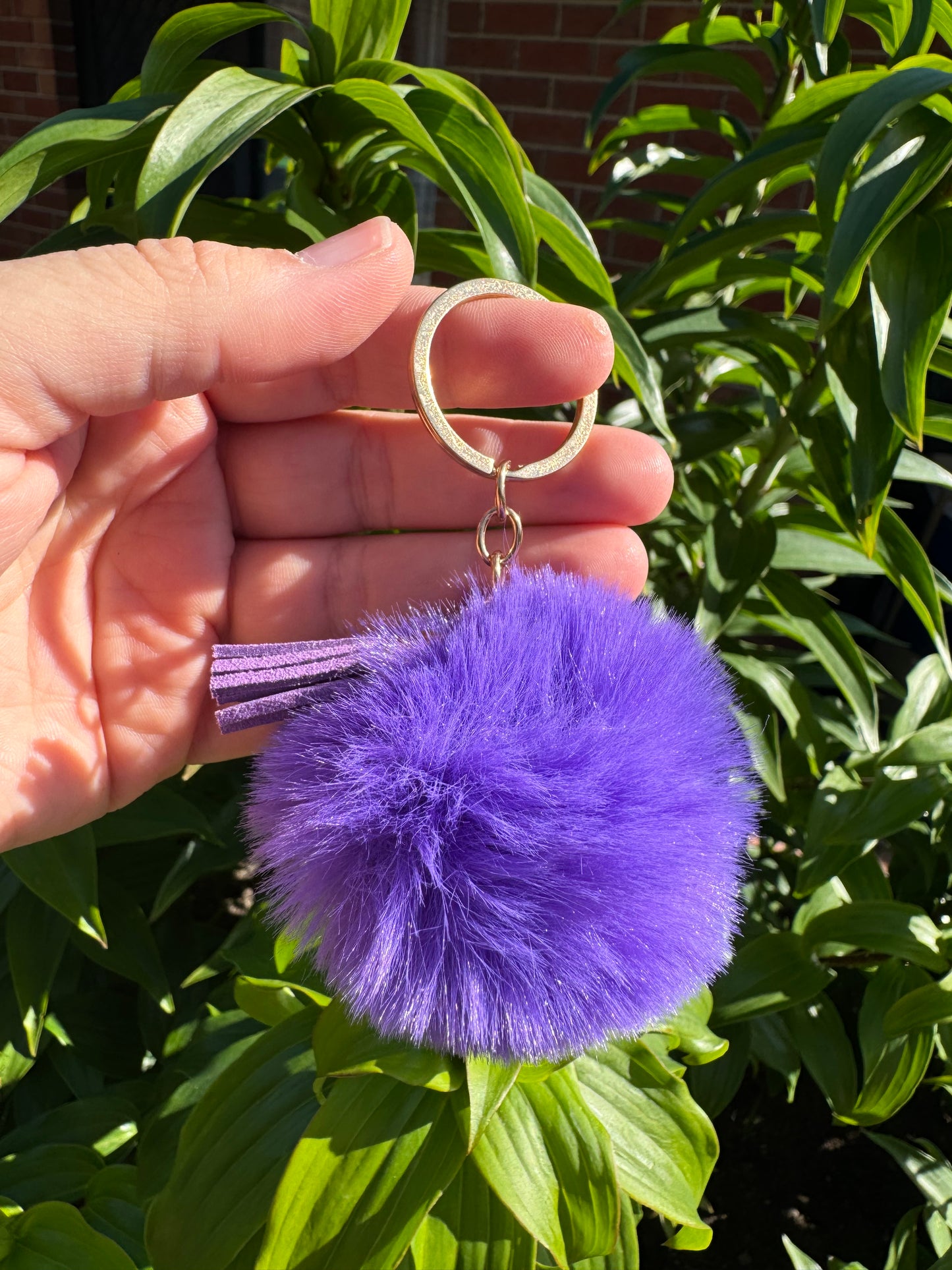 Pom Pom Wristlet/Keychain