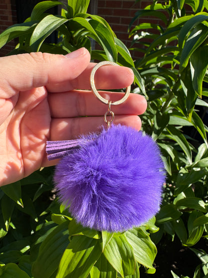 Pom Pom Wristlet/Keychain