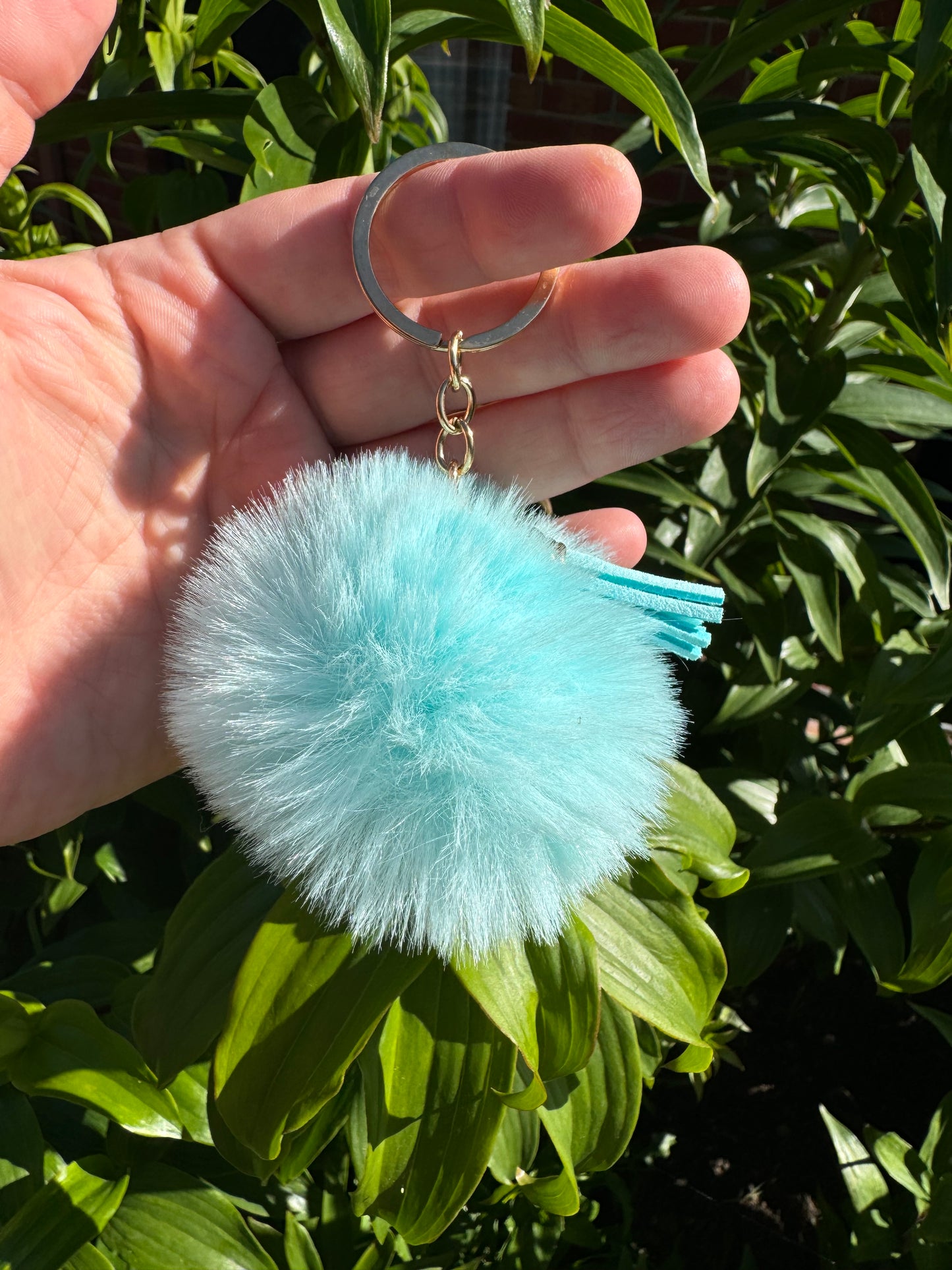 Pom Pom Wristlet/Keychain